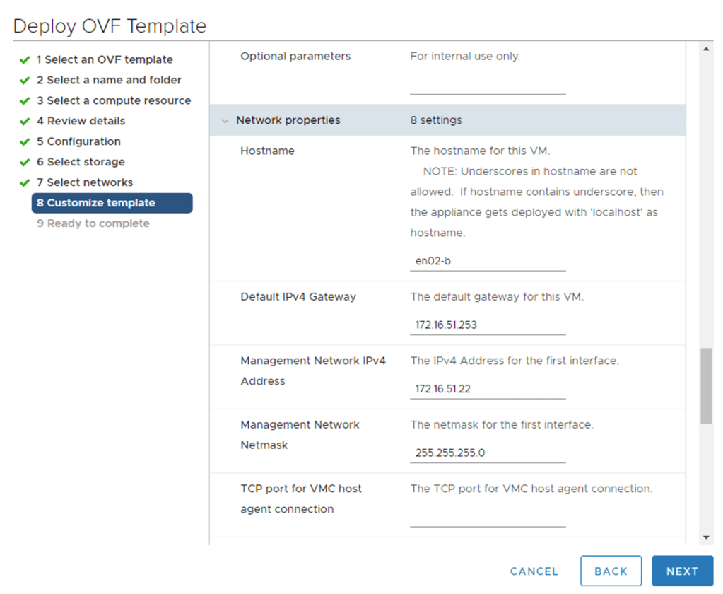 ovf edge vm deployment