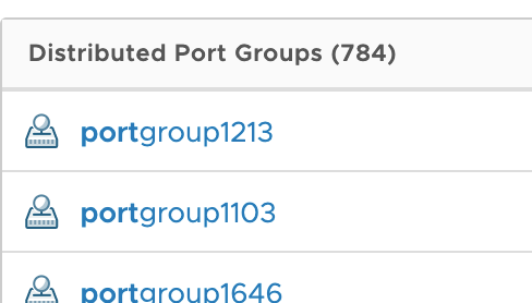 vds port groups